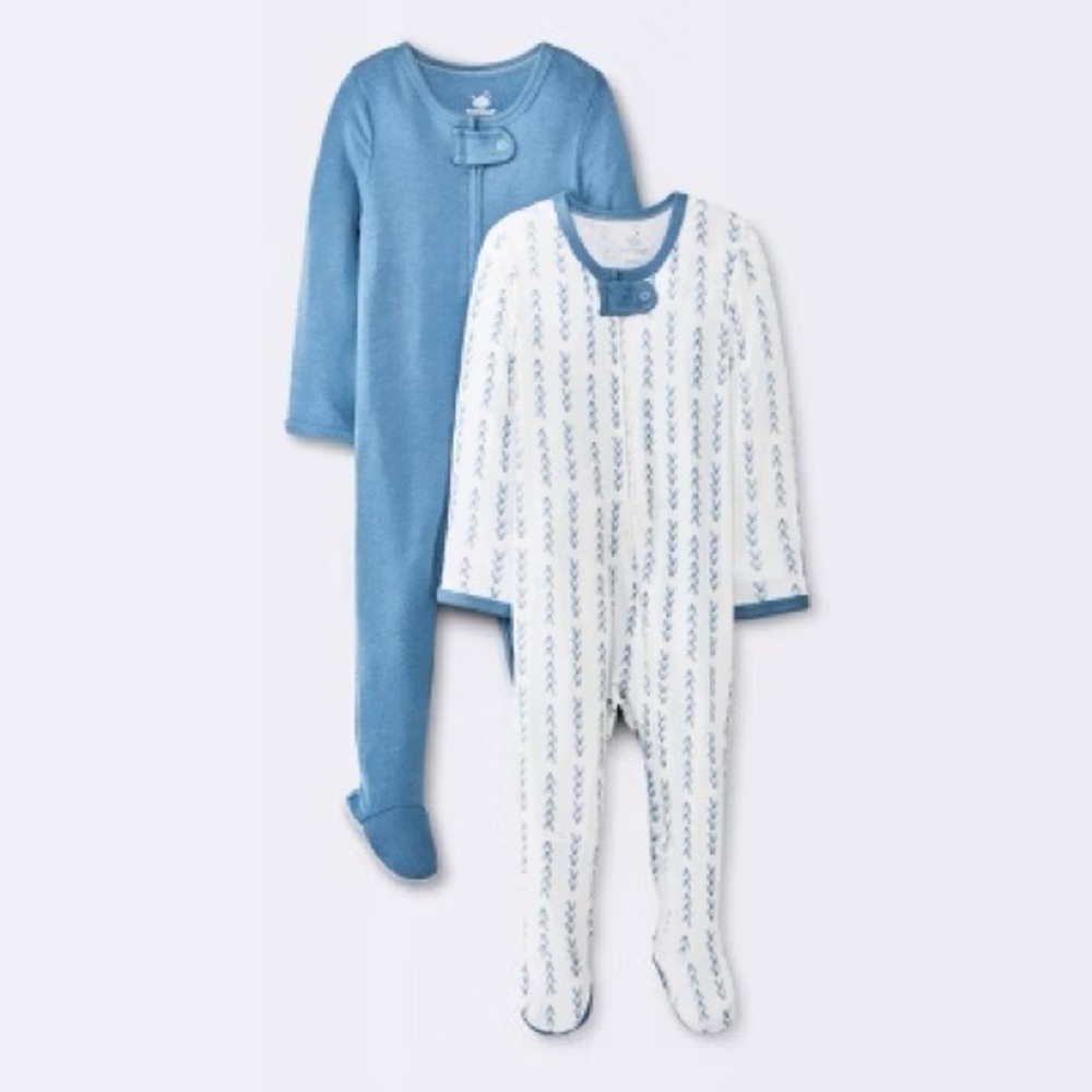 NEW WITH TAGS Baby Boy 2 Pack Cloud Island Sleep and Play, 3-6 Month